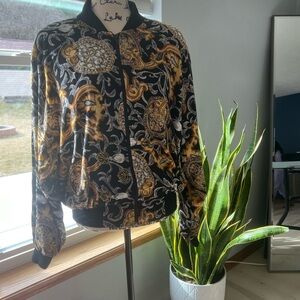 Vintage Patina INTERNACIONAL Bomber Rayon jacket